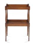 An American Mahogany TwoTier Side Table ConantBall Co