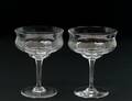 GROUP OF NINE BACCARAT CHAMPAGNE COUPES