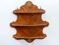 EMPIRE STYLE GILT BRONZE MOUNTED MAHOGANY SHELF