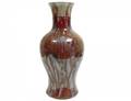 FLAMBE GLAZED PORCELAIN VASE
