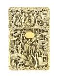 A Chinese Carved Ivory Card Case