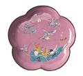 A Canton Enamel Lobed Dish