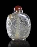 A Rutilated Quartz Snuff Bottle