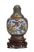 A Chinese Cloisonne Enameled Snuff Bottle