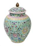 A Chinese Famille Rose Baluster Vase