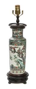 A Chinese Porcelain Famille Verte Vase