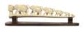 A Chinese Carved Ivory Elephant Bridge