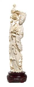 A Chinese Ivory Carving
