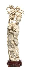 A Chinese Ivory Carving