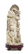 A Chinese Ivory Carving