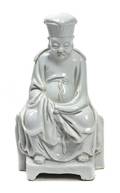 A Blanc De Chine Figure of a Priest