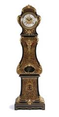 A Boulle Marquetry Tall Case Clock