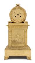 A French Gilt Bronze Mantel Clock