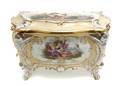 A Berlin KPM Porcelain Table Casket