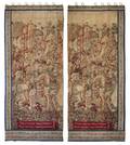 A Pair of Continental Hanging Panels