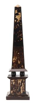 A Tortoise Shell Veneered Obelisk