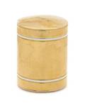 A Cartier Gold and Enameled Pill Box