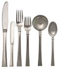 A Danish Sterling Silver Flatware Service for Twelve Hans Hansen