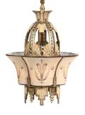 An American Art Deco Hanging Fixture Beardslee Chandelier Mfg Co