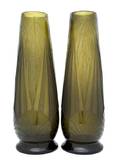 A Pair of Legras Acid Cut Art Deco Vases