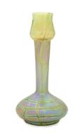 A Loetz Iridescent Glass TulipTop Vase