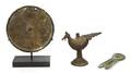 A Group of Three Bronze Articles Burma