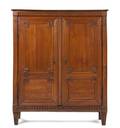 A Louis XVI Provincial Fruitwood Armoire