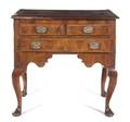 A George II Inlaid Walnut Dressing Table