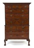 A George II Walnut ChestonChest