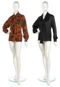 Two Yves Saint Laurent Silk Blouses