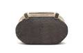 A Judith Leiber Grey Snakeskin Evening Bag