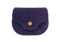 An Hermes Purple Suede Bag