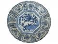 MING BLUE AND WHITE PORCELAIN DISH