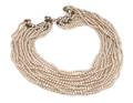 A Miriam Haskell Multistrand Pearl Necklace