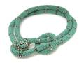 A Miriam Haskell Turquoise Beaded Choker Necklace