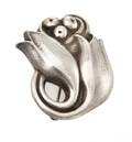 A Georg Jensen Sterling Silver Tulip Pin