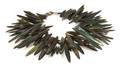 A Gerda Lynggaard for Monies Green Resin Spike Necklace