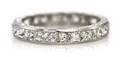A Platinum and Diamond Eternity Band