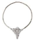 A Platinum and Diamond Spray Necklace Circa 1950