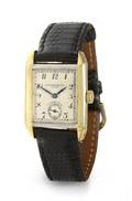 An 18 Karat Yellow Gold Mechanical Wristwatch Patek Philippe for Tiffany  Co Circa 1926