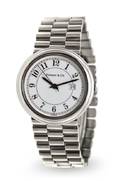 A Stainless Steel Wristwatch Tiffany  Co