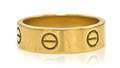 An 18 Karat Yellow Gold Love Ring Cartier