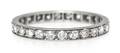 A Platinum and Diamond Eternity Band