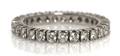 An 18 Karat White Gold and Diamond Eternity Band