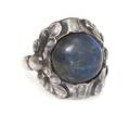 A Sterling Silver and Labradorite Ring Georg Jensen