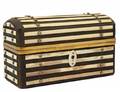 WOOD AND IVORY TRAVEL BOX