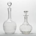 Two Cut Glass Decanters
