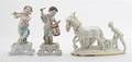 A Group of Three Porcelain Figures