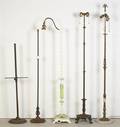 A Group of Five Floor Lamp Bases