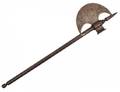 ANTIQUE METAL BATTLE AXE